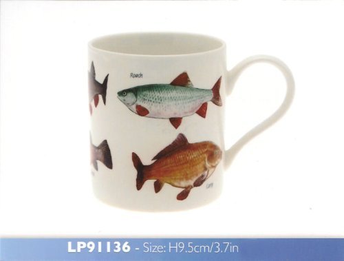 Classic British Fish Fine China Windsor Mug - Modern Design - hanrattycraftsgifts.co.uk