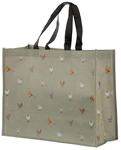 Chickens Willow Farm Recycled Plastic Reusable Shopping Bag