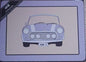 Purple mini cooper place mats - hanrattycraftsgifts.co.uk