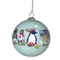 Penguin Hand Painted Glass Ball Ornament by Emma Ball - hanrattycraftsgifts.co.uk