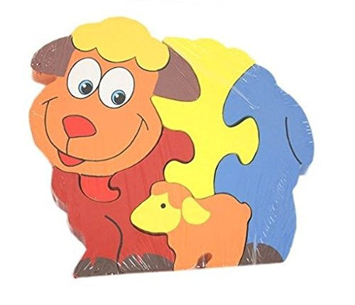 Wooden Toys - Farm Animal Wooden Puzzle - SHEEP - ACKD60675.SHEEP - Ackerman - hanrattycraftsgifts.co.uk