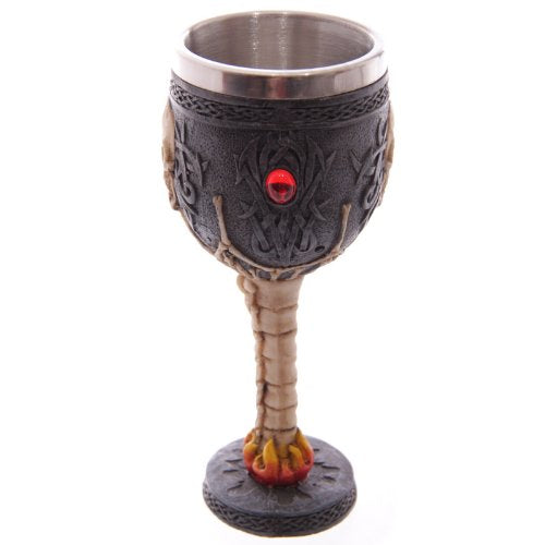 Gothic Skull Goblet by Puckator - hanrattycraftsgifts.co.uk