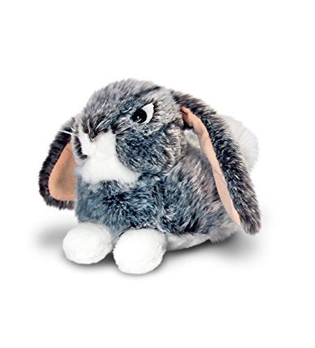 Keel Toys 25cm Grey Rabbit Soft Toy - hanrattycraftsgifts.co.uk