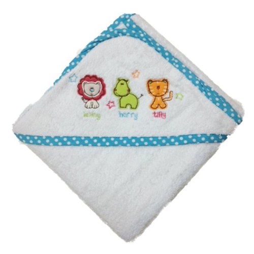 Safari Friends Baby Hooded Towel Cuddle Robe - hanrattycraftsgifts.co.uk