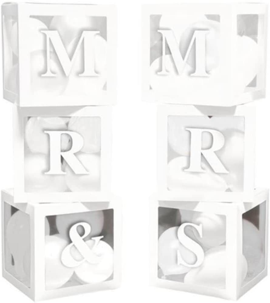 Mr and Mrs balloon box Mr and Mr Mrs and Mrs balloon wedding decoration