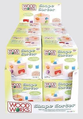 Wood Works Shape Sorter - hanrattycraftsgifts.co.uk