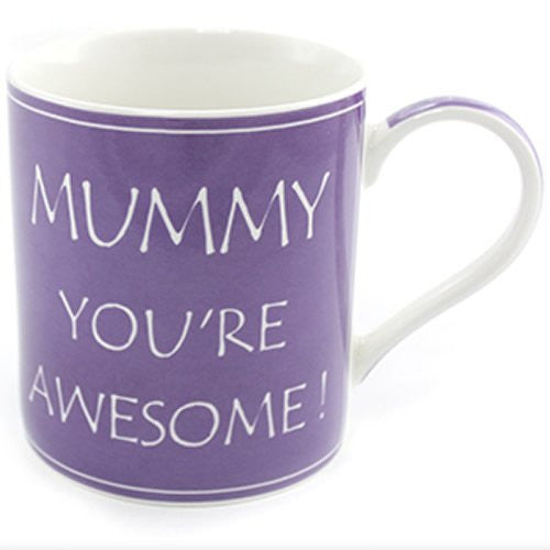 Mummy You're Awesome Mug in Matching Gift Box - hanrattycraftsgifts.co.uk