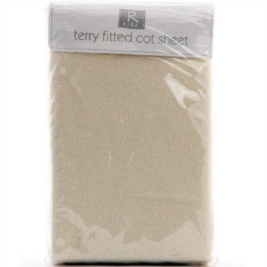 Terry Fitted Cot Sheet White - hanrattycraftsgifts.co.uk