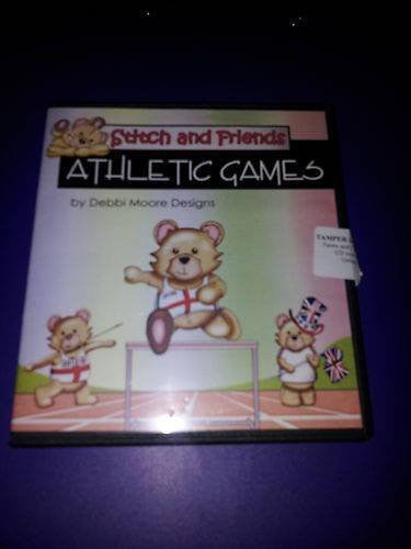 Stitch and Friends - Athletic Games - Debbi Moore Craft Cd - hanrattycraftsgifts.co.uk