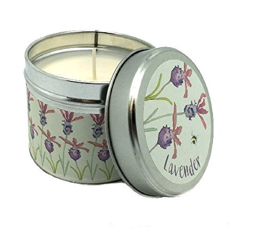 Emma Ball - Lavender Scented Candle TIn - Relaxation - 35 Hour Burn Tin - hanrattycraftsgifts.co.uk