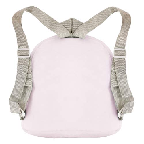 Toddler Backpack - Teddy - 23X23 cm (GP-25-0804) Pink - hanrattycraftsgifts.co.uk