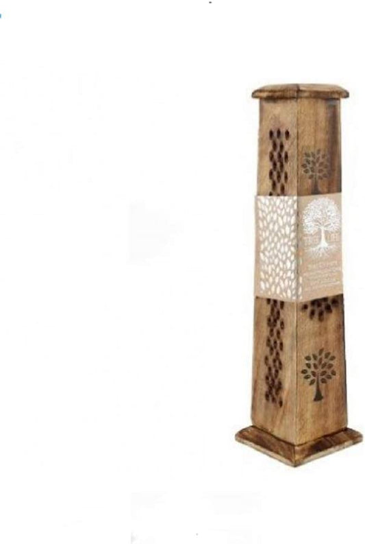 SIL Wooden Incense/Fragrance Tower - Tree of Life - 30cm