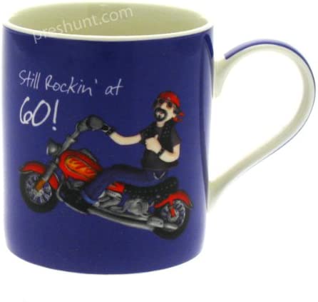 Still Rockin' at 60! - Male Birthday Fine China Mug in a box