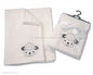 White ribbed supersoft 3d Baby Wrap - Sheep - hanrattycraftsgifts.co.uk