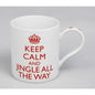 Keep Calm And Jingle All The Way Mug, Gift Boxed - hanrattycraftsgifts.co.uk