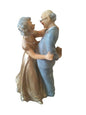Bride and Groom Wedding Cake Topper - Gold - hanrattycraftsgifts.co.uk