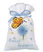 Sweet Dreams Potpourri Bag - Cross Stitch Kit - hanrattycraftsgifts.co.uk