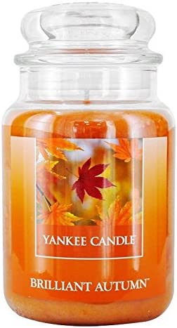 Yankee Candle Brilliant Autumn Large Jar Orange 22oz