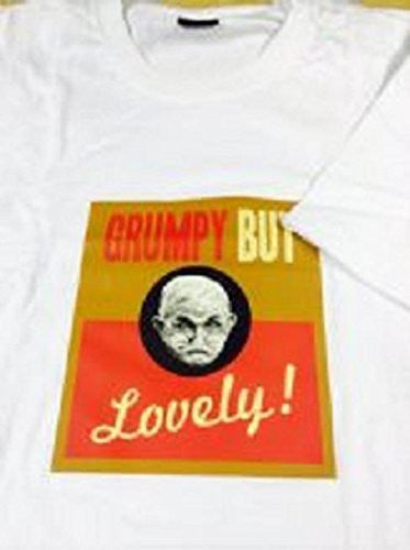fun novelty tee shirt grumpy but love lovely - hanrattycraftsgifts.co.uk