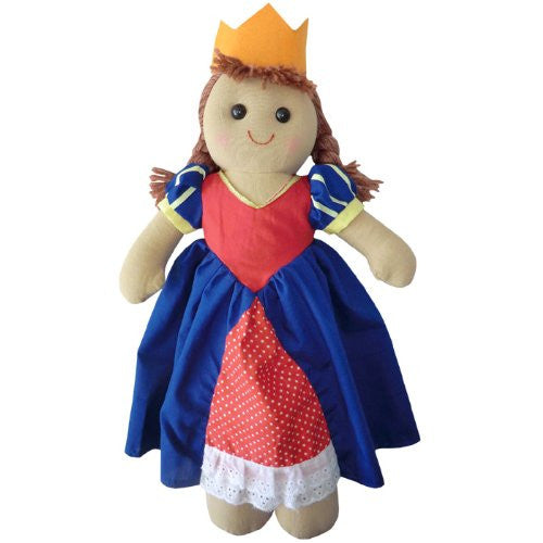 queen rag doll hand made 40cms - hanrattycraftsgifts.co.uk
