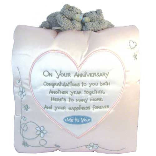 Me to You Bear Message Cushion - hanrattycraftsgifts.co.uk