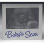 Shudehill Giftware - Glitter Word Baby's Scan - hanrattycraftsgifts.co.uk