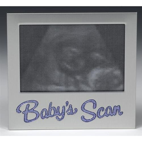 Shudehill Giftware - Glitter Word Baby's Scan - hanrattycraftsgifts.co.uk