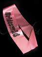 Bridesmaid Hen Night Sash Miss Behave Pink - hanrattycraftsgifts.co.uk