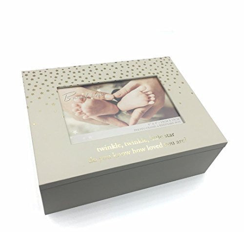 BABY KEEPSAKE BOX TWINKLE TWINKLE LITTLE STAR BABY GIFT - hanrattycraftsgifts.co.uk