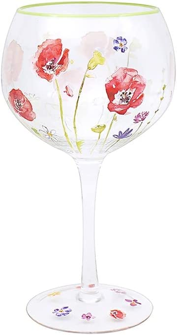 The Leonardo Collection Poppy Field Gin-Glas mit Geschenkbox
