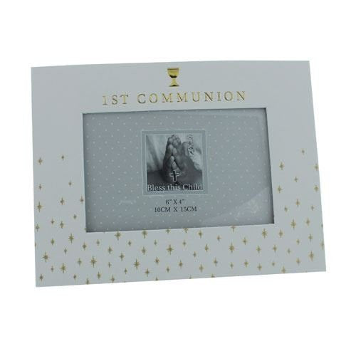 Bambino By Juliana Photo Frame - 1st Communion Chalice - 6" x 4" - CG1214 - New - hanrattycraftsgifts.co.uk