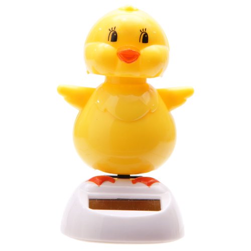Puckator FF34 Solar-Powered Cute Duck Ornament 6 x 5.5 x 9 cm - hanrattycraftsgifts.co.uk