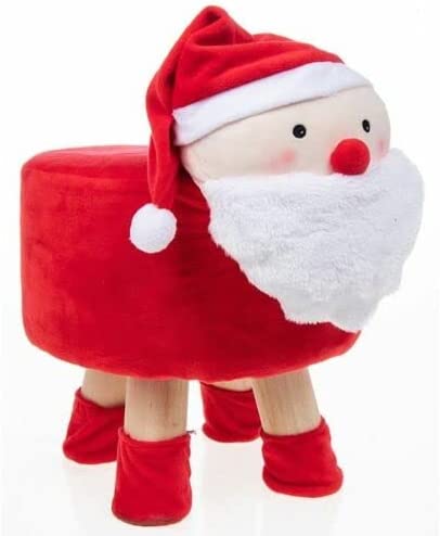Cute Christmas Santa Footstool