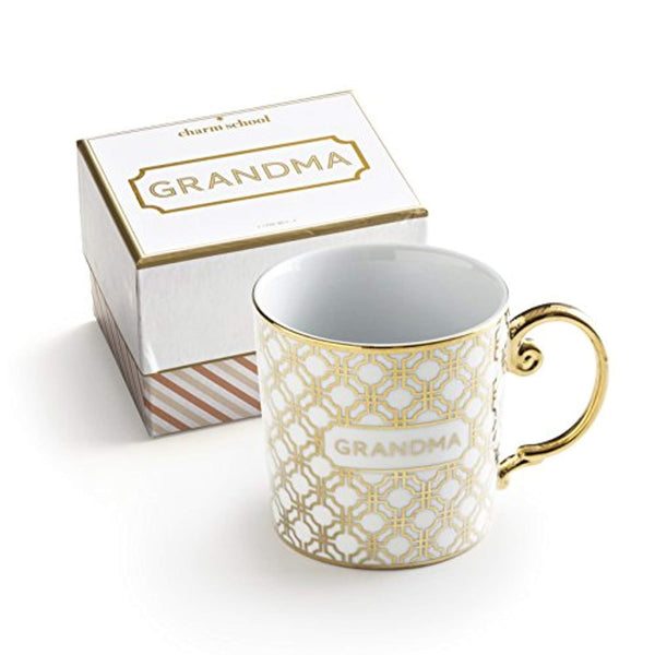 Gift For Grandma - Rosanna Porcelain and Gold Collection Mug In Gift Box - hanrattycraftsgifts.co.uk