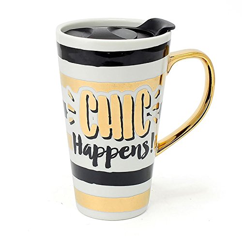 Gold Editions Lidded Mug Chic - hanrattycraftsgifts.co.uk