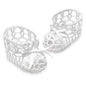 White Decorative Baby Crochet Booties Baby Shower Christening Decor - hanrattycraftsgifts.co.uk