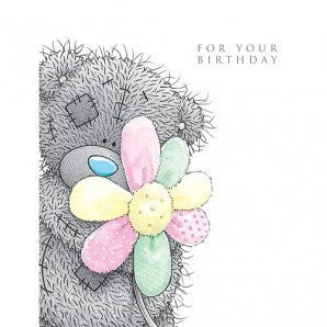 Birthday Tatty With Flower Me To You Birthday Card - hanrattycraftsgifts.co.uk