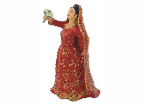 CLUB GREEN Resin Inter Changeable Asian Bride, Red, 150 mm - hanrattycraftsgifts.co.uk