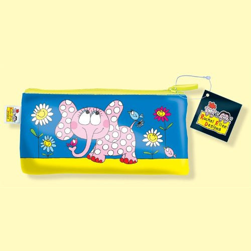 Rachel Ellen Pencil Case - Pink Elephant - hanrattycraftsgifts.co.uk