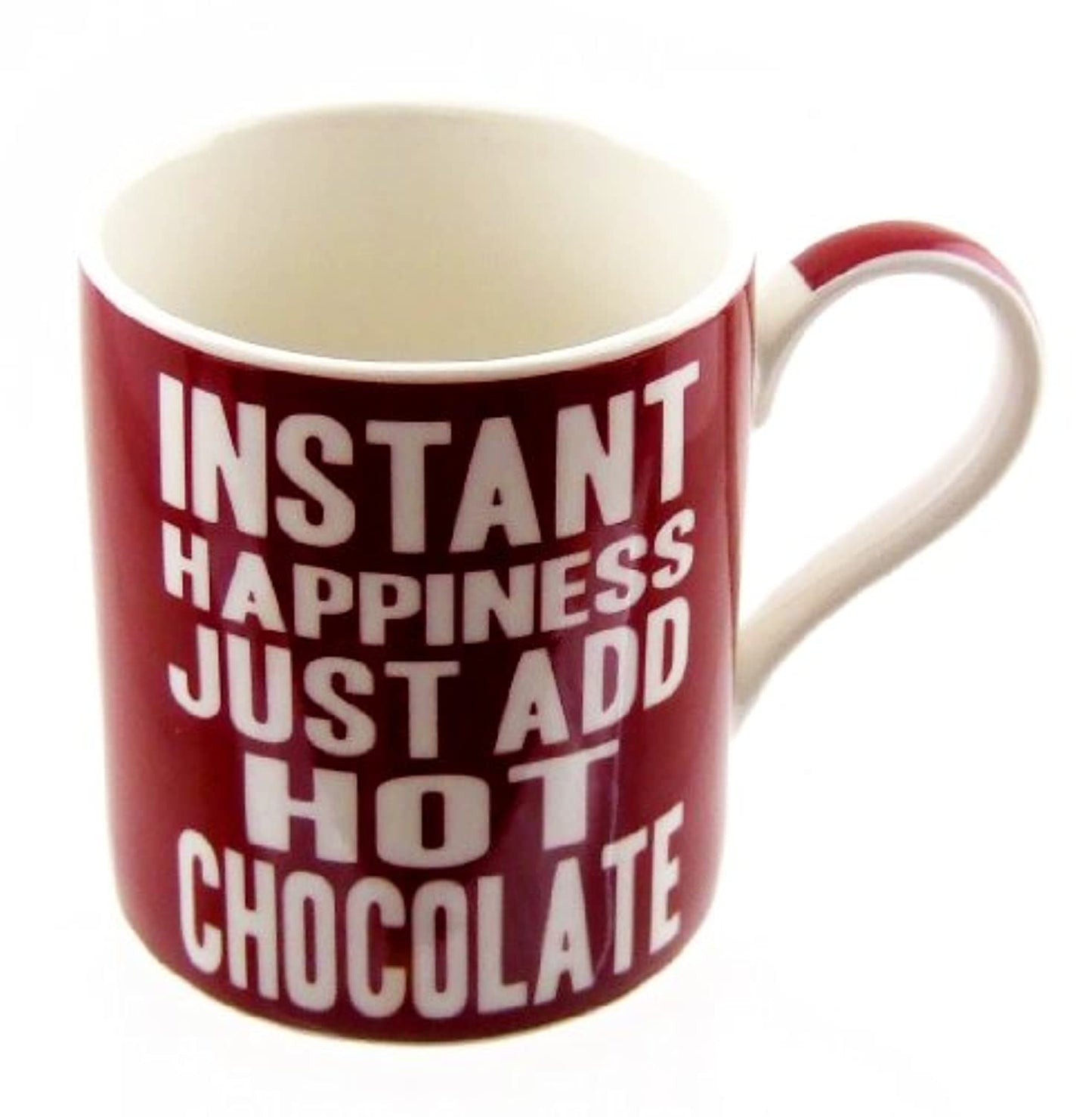 Instant Happiness Just Add Hot Chocolate Fine China Mug In a Gift Box