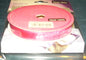 20m x 15mm WOVEN EDGE WEDDING ORGANZA RIBBON - CERISE - hanrattycraftsgifts.co.uk