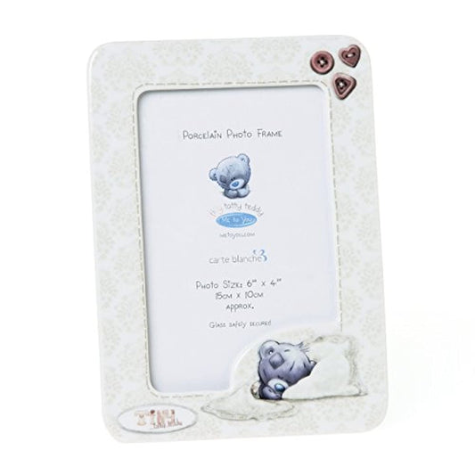 Me To You Porcelain Photo Frame Tatty Teddy Bear Pattern 10 x 15 cm