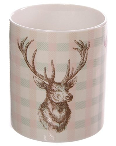 Puckator MUG168 Stag Design Mug, 8 x 11.5 x 9 cm - hanrattycraftsgifts.co.uk