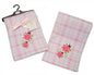 Brand New Snuggle Baby Fleece Baby Wrap Blanket Pink & White Check Ladybird Design - hanrattycraftsgifts.co.uk