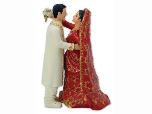 CLUB GREEN Resin Inter Changeable Asian Bride, Red, 150 mm - hanrattycraftsgifts.co.uk
