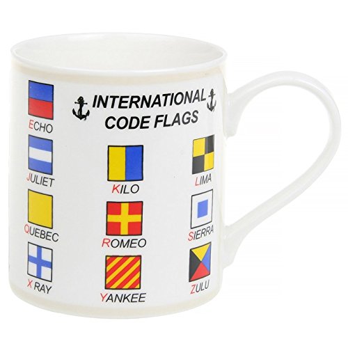 Educational Mug Code Flags - hanrattycraftsgifts.co.uk