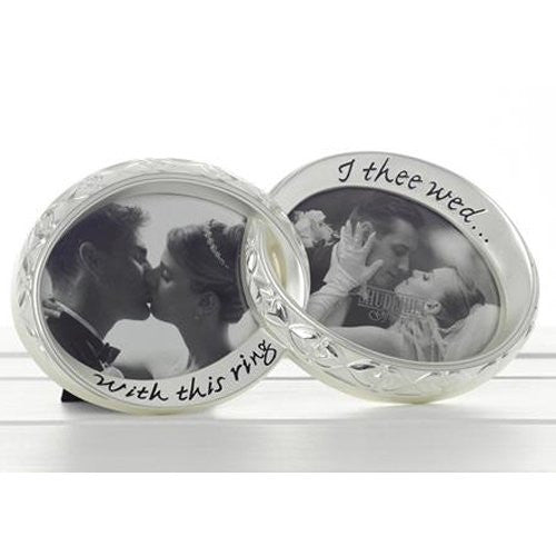With This Ring I Thee Wed ' Wedding Gift Photo Frame 60200 - hanrattycraftsgifts.co.uk