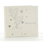 wedding hearts wedding 6 x 4 album - hanrattycraftsgifts.co.uk