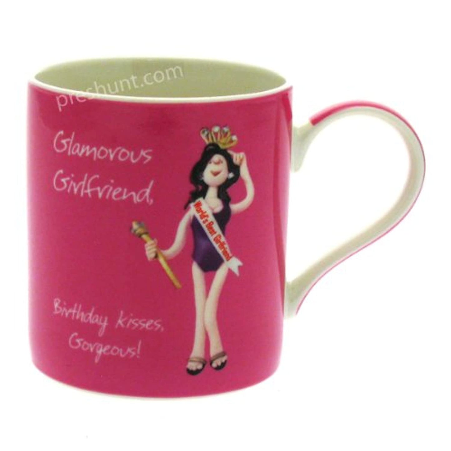 Glamorous Girlfriend - Birthday Kisses, Gorgeous! - Female Mug