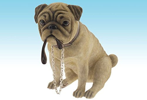 Small Pug Sitting Walkies from Dog Studies Leonardo Collection - hanrattycraftsgifts.co.uk